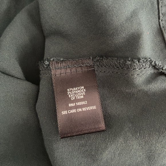 Mini Challis Button-Front Shirt Dress - Picture 16 of 16